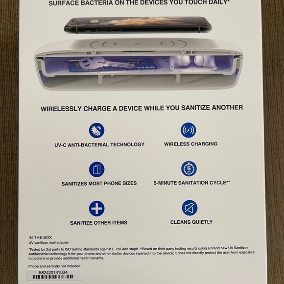 UV Sanitizer w/Wireless Charging - Picture 2 of 4